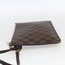 LOUIS VUITTON Damier Ebene Neverfull MM Pouch LV Auth ep13583-3