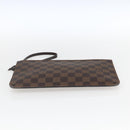 LOUIS VUITTON Damier Ebene Neverfull MM Pouch LV Auth ep13583-5