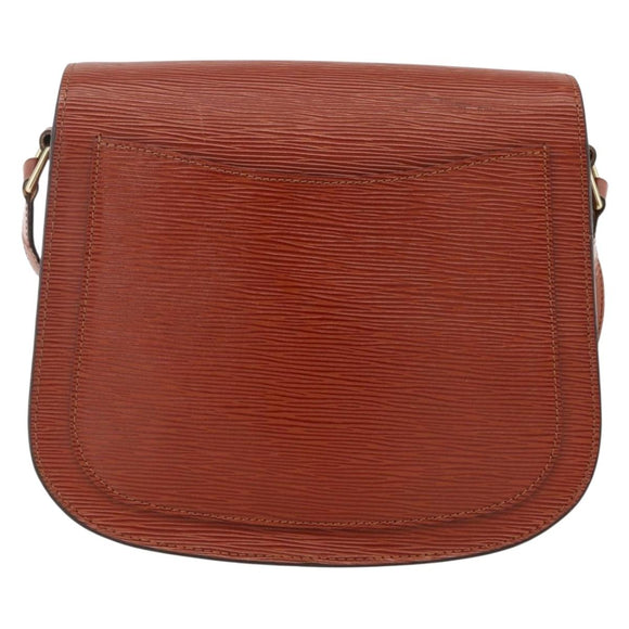 LOUIS VUITTON Epi Saint Cloud GM Shoulder Bag Brown M52193 LV Auth ep13585