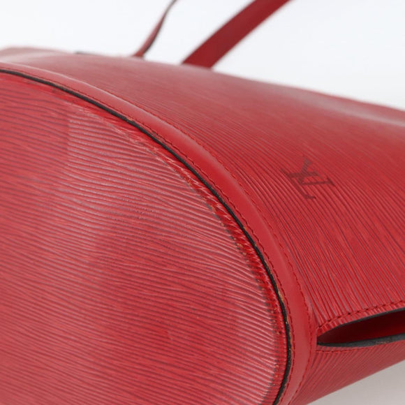 LOUIS VUITTON Epi Saint Jacques Shopping Shoulder Bag Red M52277 LV Auth ep13587