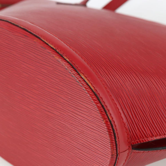 LOUIS VUITTON Epi Saint Jacques Shopping Shoulder Bag Red M52277 LV Auth ep13587