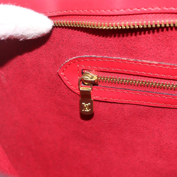 LOUIS VUITTON Epi Saint Jacques Shopping Shoulder Bag Red M52277 LV Auth ep13587