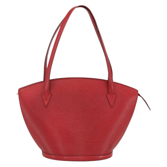 LOUIS VUITTON Epi Saint Jacques Shopping Shoulder Bag Red M52277 LV Auth ep13587