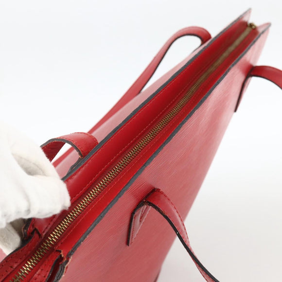 LOUIS VUITTON Epi Saint Jacques Shopping Shoulder Bag Red M52277 LV Auth ep13587