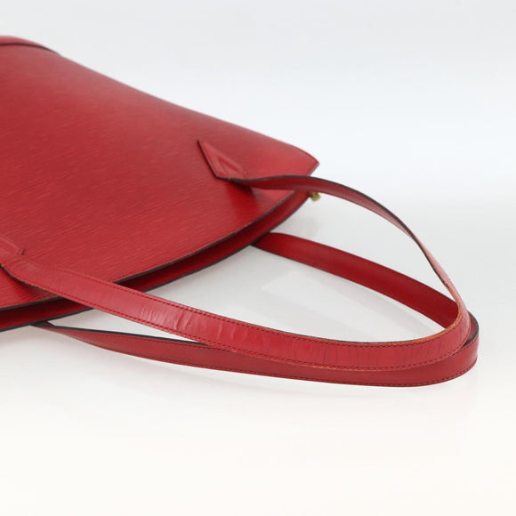 LOUIS VUITTON Epi Saint Jacques Shopping Shoulder Bag Red M52277 LV Auth ep13587