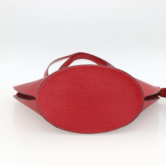 LOUIS VUITTON Epi Saint Jacques Shopping Shoulder Bag Red M52277 LV Auth ep13587