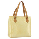 LOUIS VUITTON Monogram Vernis Houston Hand Bag Perle M91342 LV Auth ep13590-1