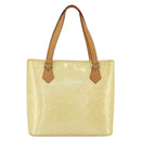 LOUIS VUITTON Monogram Vernis Houston Hand Bag Perle M91342 LV Auth ep13590-2