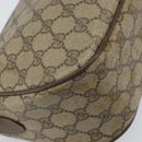 GUCCI GG Supreme Web Sherry Line Bag PVC Beige Gold 89 02 077 Auth ep13593-17