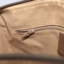 GUCCI GG Supreme Web Sherry Line Bag PVC Beige Gold 89 02 077 Auth ep13593-22