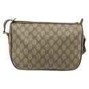 GUCCI GG Supreme Web Sherry Line Bag PVC Beige Gold 89 02 077 Auth ep13593-2