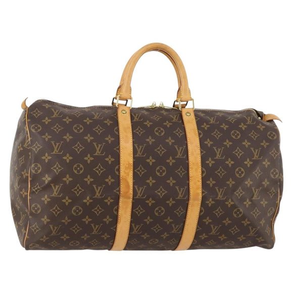 LOUIS VUITTON Monogram Keepall 50 Boston Bag M41426 LV Auth ep13597