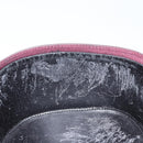 GUCCI Hand Bag Patent leather Brown Silver Auth ep13600-11