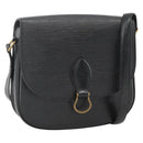 LOUIS VUITTON Epi Saint Cloud GM Shoulder Bag Black Noir M52192 LV Auth ep13601-1