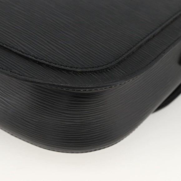 LOUIS VUITTON Epi Saint Cloud GM Shoulder Bag Black Noir M52192 LV Auth ep13601