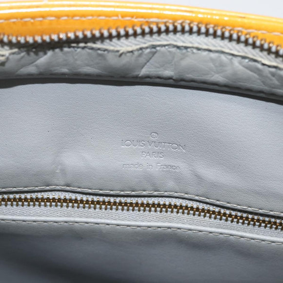 LOUIS VUITTON Monogram Vernis Houston Handtas Gris M91053 LV Auth ep13603