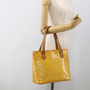 LOUIS VUITTON Monogram Vernis Houston Handtas Gris M91053 LV Auth ep13603-23