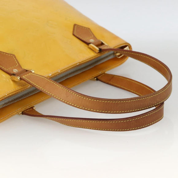 LOUIS VUITTON Monogram Vernis Houston Handtas Gris M91053 LV Auth ep13603