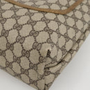 GUCCI GG Supreme Web Sherry Line Tote Bag PVC Beige Auth ep13605-10