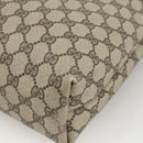 GUCCI GG Supreme Web Sherry Line Tote Bag PVC Beige Auth ep13605-12
