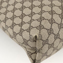 GUCCI GG Supreme Web Sherry Line Tote Bag PVC Beige Auth ep13605-13
