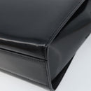 GUCCI Tote Bag Patent leather Black Silver Auth ep13611-16
