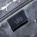 GUCCI Tote Bag Patent leather Black Silver Auth ep13611-18
