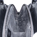 GUCCI Tote Bag Patent leather Black Silver Auth ep13611-19
