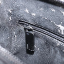 GUCCI Tote Bag Patent leather Black Silver Auth ep13611-21