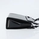 GUCCI Tote Bag Patent leather Black Silver Auth ep13611-3