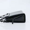 GUCCI Tote Bag Patent leather Black Silver Auth ep13611-4