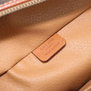 CELINE Macadam Canvas Vanity Handtasche PVC Leder Braun Gold Auth ep13612-19