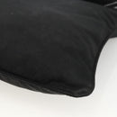 PRADA Umhängetasche Nylon Schwarz Silber Auth ep13614-15