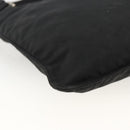 PRADA Umhängetasche Nylon Schwarz Silber Auth ep13614-16