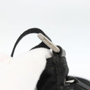 PRADA Umhängetasche Nylon Schwarz Silber Auth ep13614-18
