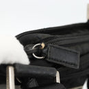 PRADA Umhängetasche Nylon Schwarz Silber Auth ep13614-10