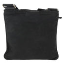 PRADA Umhängetasche Nylon Schwarz Silber Auth ep13614-2
