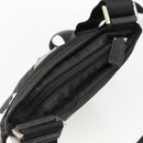 PRADA Umhängetasche Nylon Schwarz Silber Auth ep13614-6