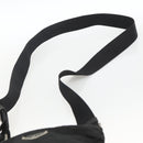 PRADA Umhängetasche Nylon Schwarz Silber Auth ep13614-8