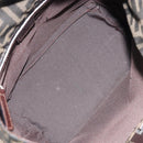 FENDI Zucca Canvas Hand Bag Black Brown Auth ep13621-11