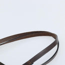 FENDI Zucca Canvas Hand Bag Black Brown Auth ep13621-8