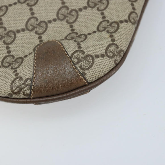 GUCCI GG Supreme Web Sherry Line Bag PVC Beige Red 904 02 026 Auth ep13622