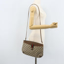 GUCCI GG Supreme Web Sherry Line Bag PVC Beige Red 904 02 026 Auth ep13622-22