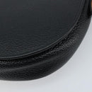 Christian Dior Shoulder Bag Leather Black Gold Auth ep13624-15