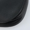 Christian Dior Shoulder Bag Leather Black Gold Auth ep13624-16