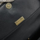 Christian Dior Shoulder Bag Leather Black Gold Auth ep13624-18