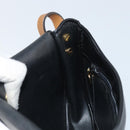 Christian Dior Shoulder Bag Leather Black Gold Auth ep13624-19