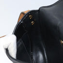 Christian Dior Shoulder Bag Leather Black Gold Auth ep13624-20
