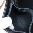 Christian Dior Shoulder Bag Leather Black Gold Auth ep13624-12