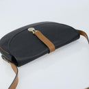 Christian Dior Shoulder Bag Leather Black Gold Auth ep13624-6